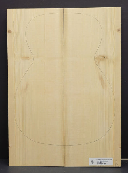 RED SPRUCE Soundboard Luthier Tonewood Guitar Wood RSAGBOM-001