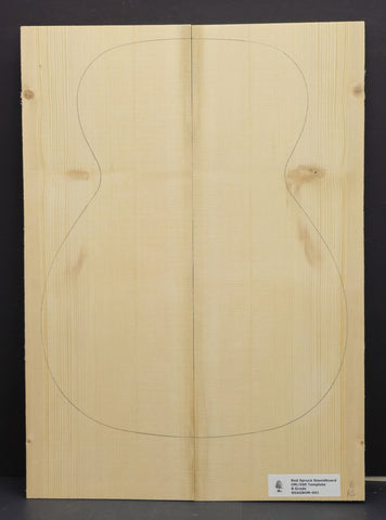 RED SPRUCE Soundboard Luthier Tonewood Guitar Wood RSAGBOM-001