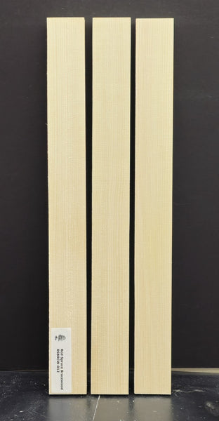 RED SPRUCE BRACEWOOD 3pc 1x2x20 Luthier Wood Tonewood Guitar Supplies RSBRCW-012
