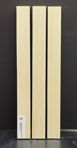 RED SPRUCE BRACEWOOD 3pc 1x2x20 Luthier Wood Tonewood Guitar Supplies RSBRCW-012