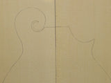 RED SPRUCE Mandolin Carve Top Luthier Tonewood Wood RSMANAAAF-012