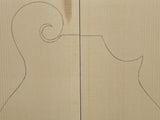 RED SPRUCE Mandolin Carve Top Luthier Tonewood Wood RSMANAAAF-004
