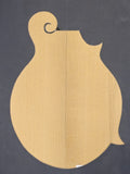 RED SPRUCE Torrefied Mandolin Carve Top Luthier Tonewood Wood RSMANAAAF-T003