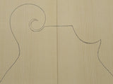 RED SPRUCE Mandolin Carve Top Luthier Tonewood Wood RSMANAAF-012