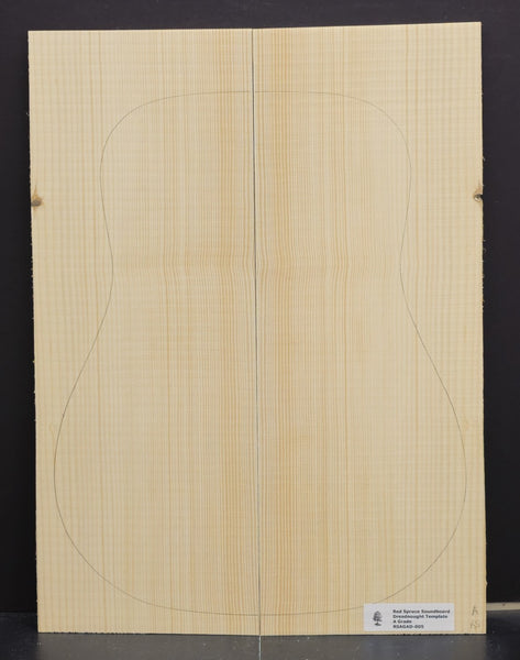 RED SPRUCE Dreadnought Soundboard Luthier Tonewood Guitar Wood RSAGAD-005