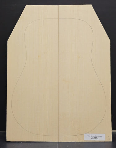 SITKA SPRUCE Soundboard Luthier Tonewood Guitar Wood Supplies SSAGAD-061