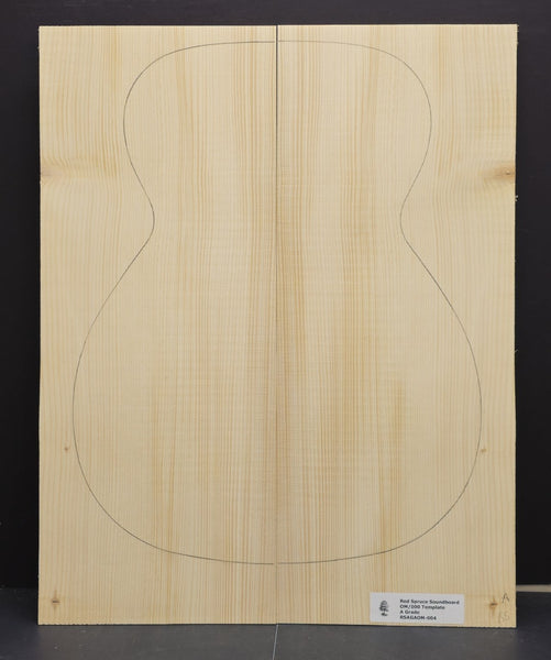 RED SPRUCE Soundboard Luthier Tonewood Guitar Wood RSAGAOM-004