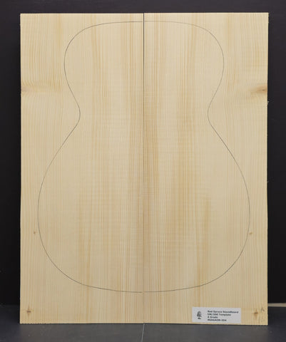 RED SPRUCE Soundboard Luthier Tonewood Guitar Wood RSAGAOM-004