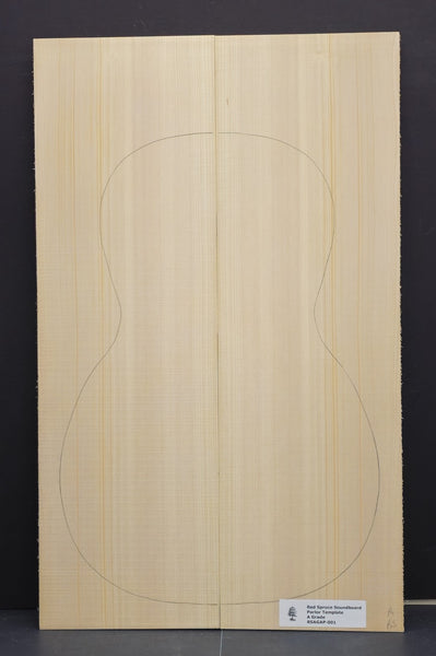 RED SPRUCE Parlor Soundboard Luthier Tonewood Guitar Wood RSAGAP-001