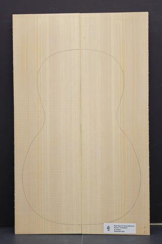 RED SPRUCE Parlor Soundboard Luthier Tonewood Guitar Wood RSAGAP-001