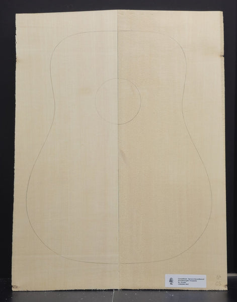 CARPATHIAN SPRUCE Soundboard Luthier Tonewood Guitar Wood Supplies CSAGBD-007