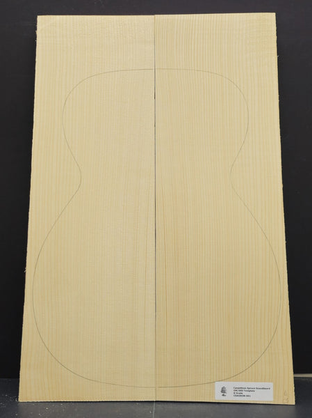 CARPATHIAN SPRUCE Soundboard Luthier Tonewood Guitar Wood Supplies CSAGBOM-001