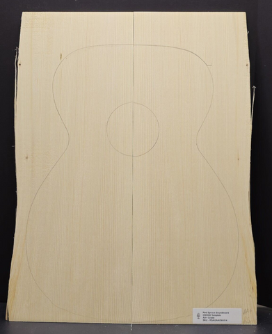 RED SPRUCE Soundboard Luthier Tonewood Guitar Wood RSAGAAOM-014